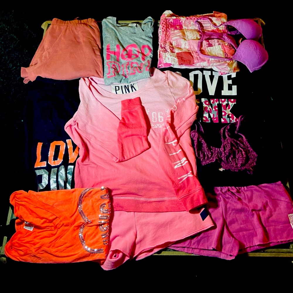 SOLD!!! NWOT & EUC PINK VICTORIA'S SECRET BUNDLE